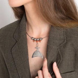 Gargantilla Piedras Naturales y Fallera Grande